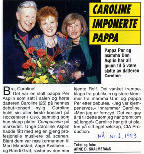 Caroline Impressed Papa